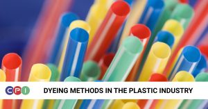 Dyeing methods in the plastic industry